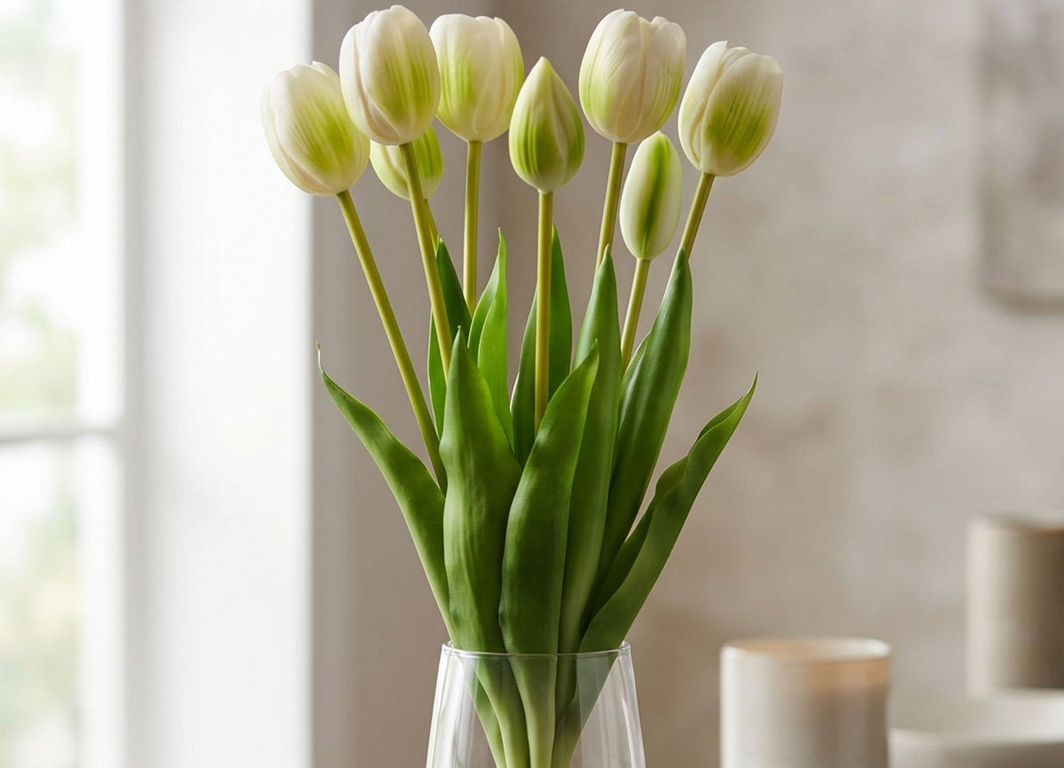 Flowers Bouquet 7 Tulipani Bianchi