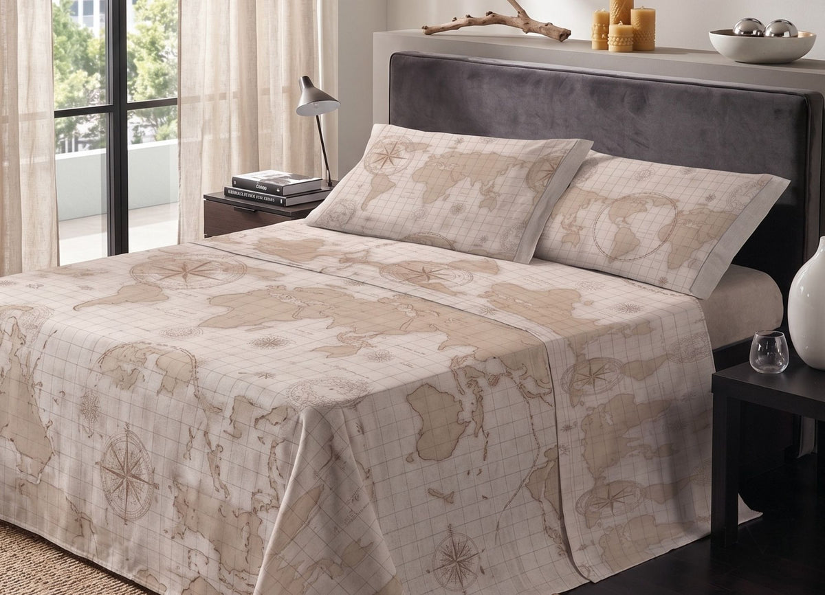 Giusy Completo Letto Beige 8606 var2