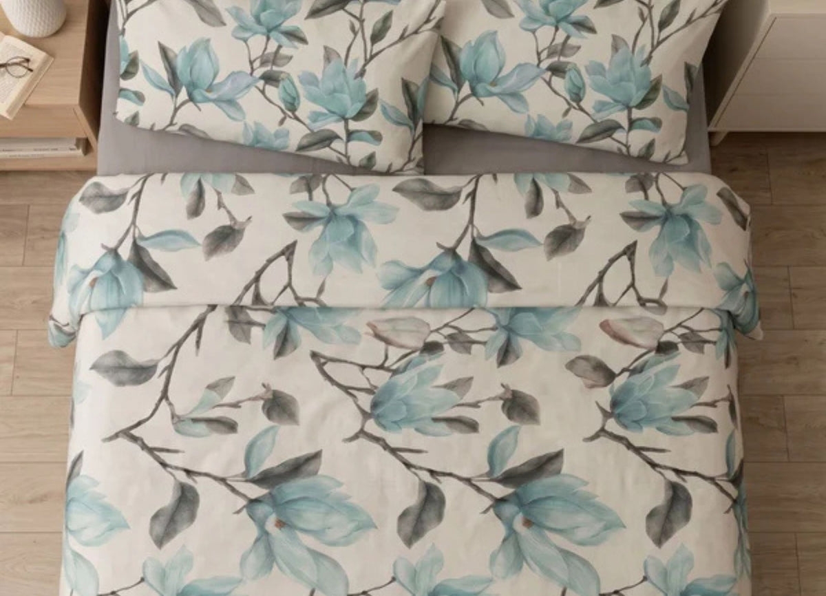 Bocciolo Green Duvet Cover