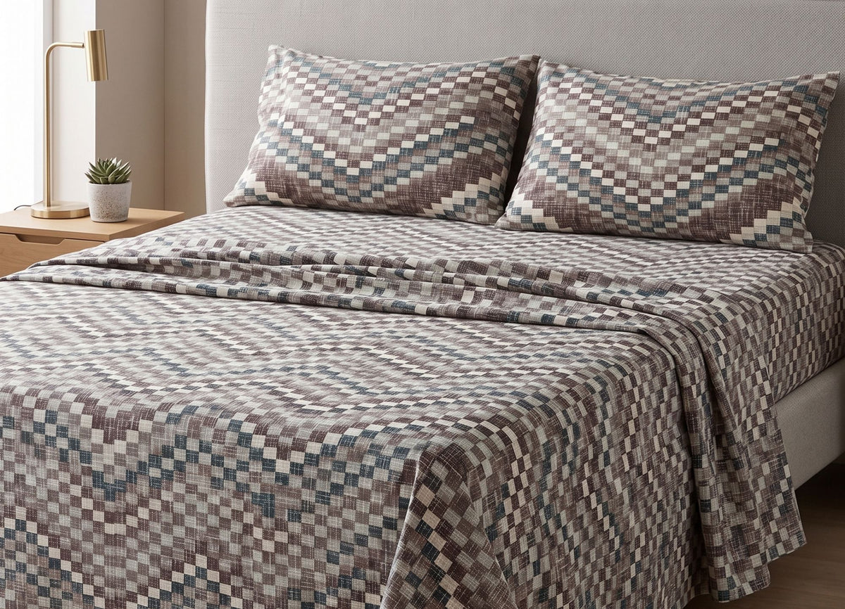 Chevron Bed Set Rope