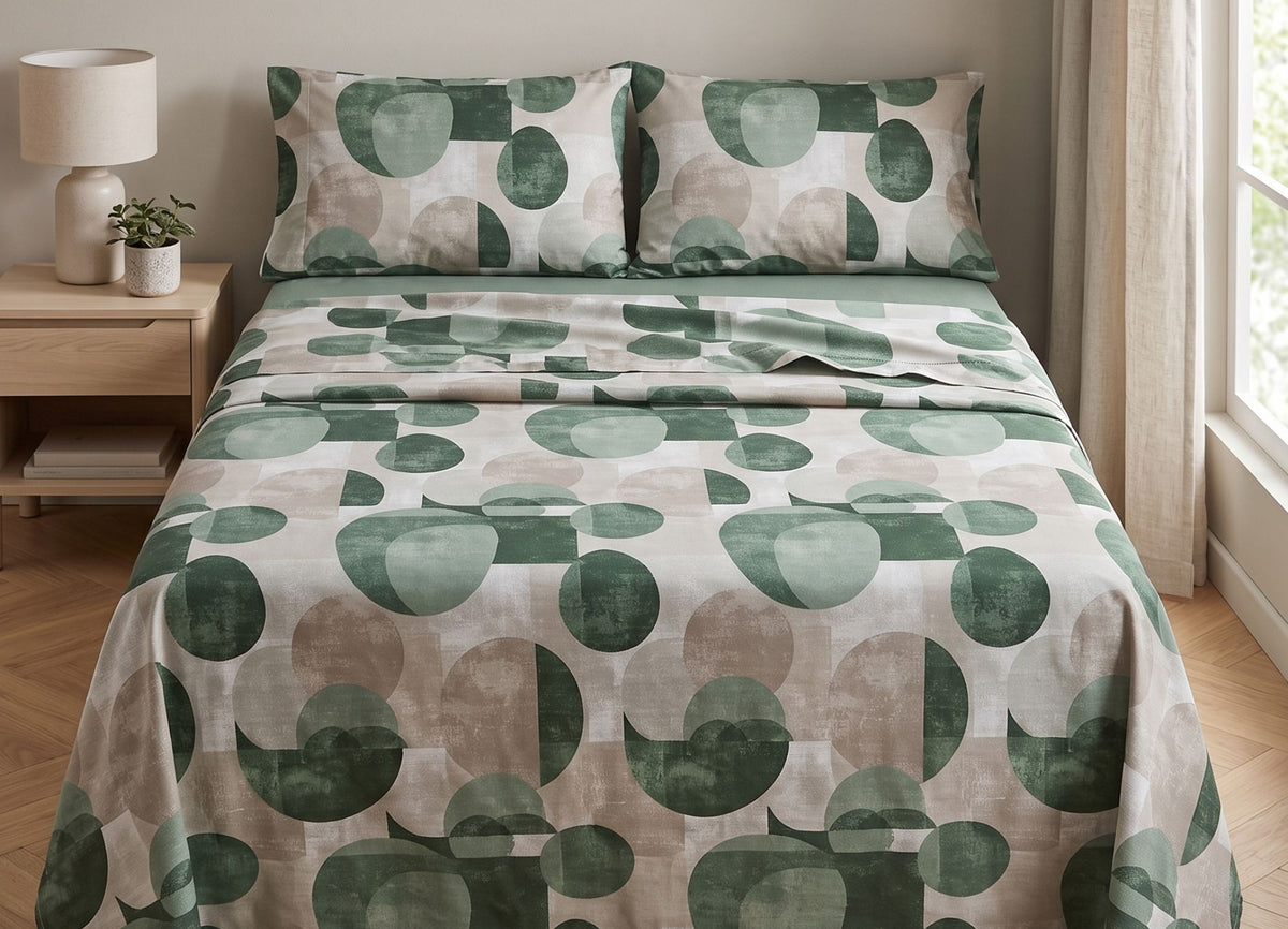Forme Completo Letto Verde