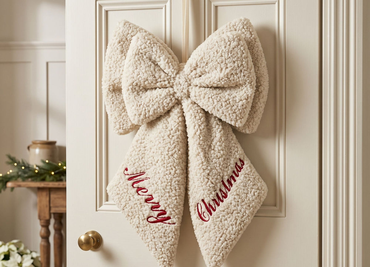 Cottage Fiocco Teddy Merry Christmas