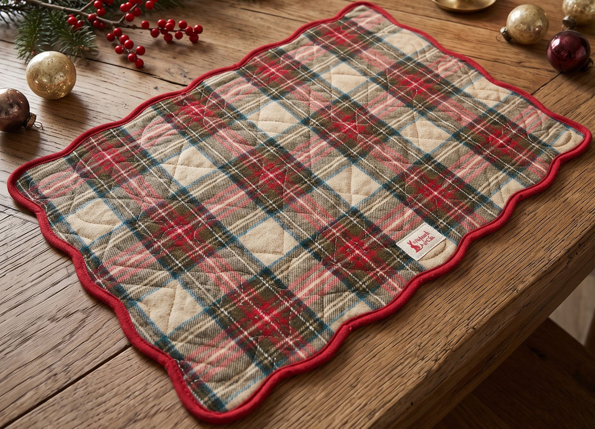 Vintage Toys Tovaglietta Americana Rettangolare Tartan