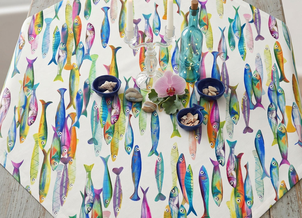 Blue Fish Centerpiece