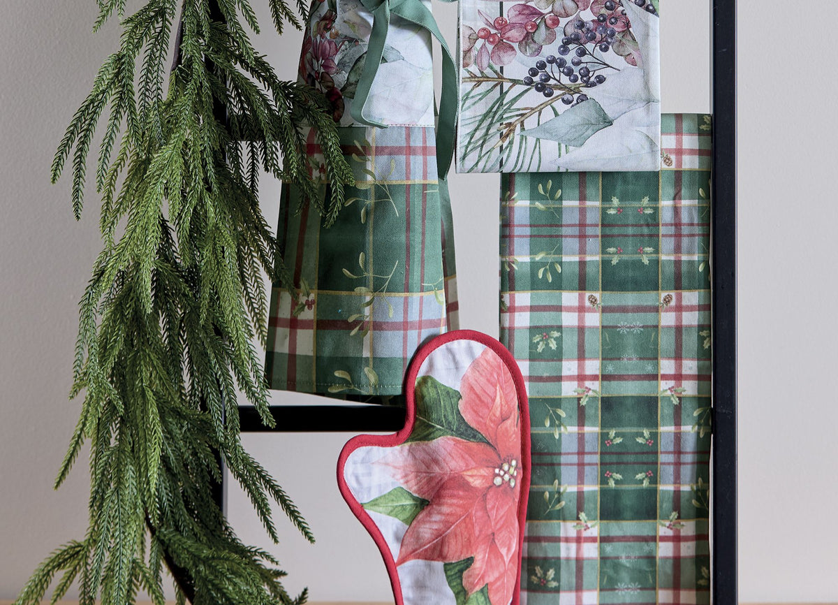 Natale In Salotto Strofinaccio Quadri
