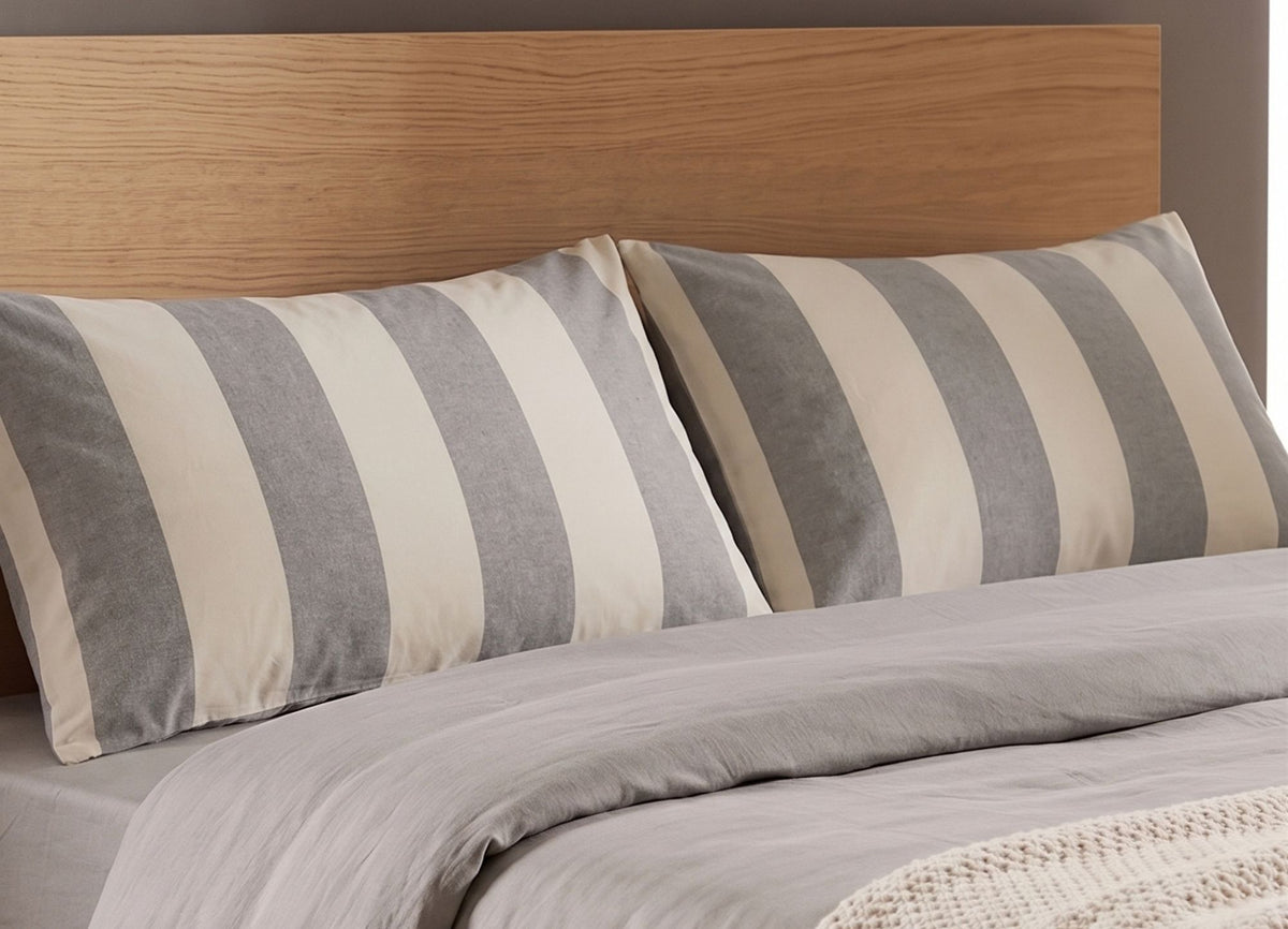 Natura Coppia Federe Ermes Grigio