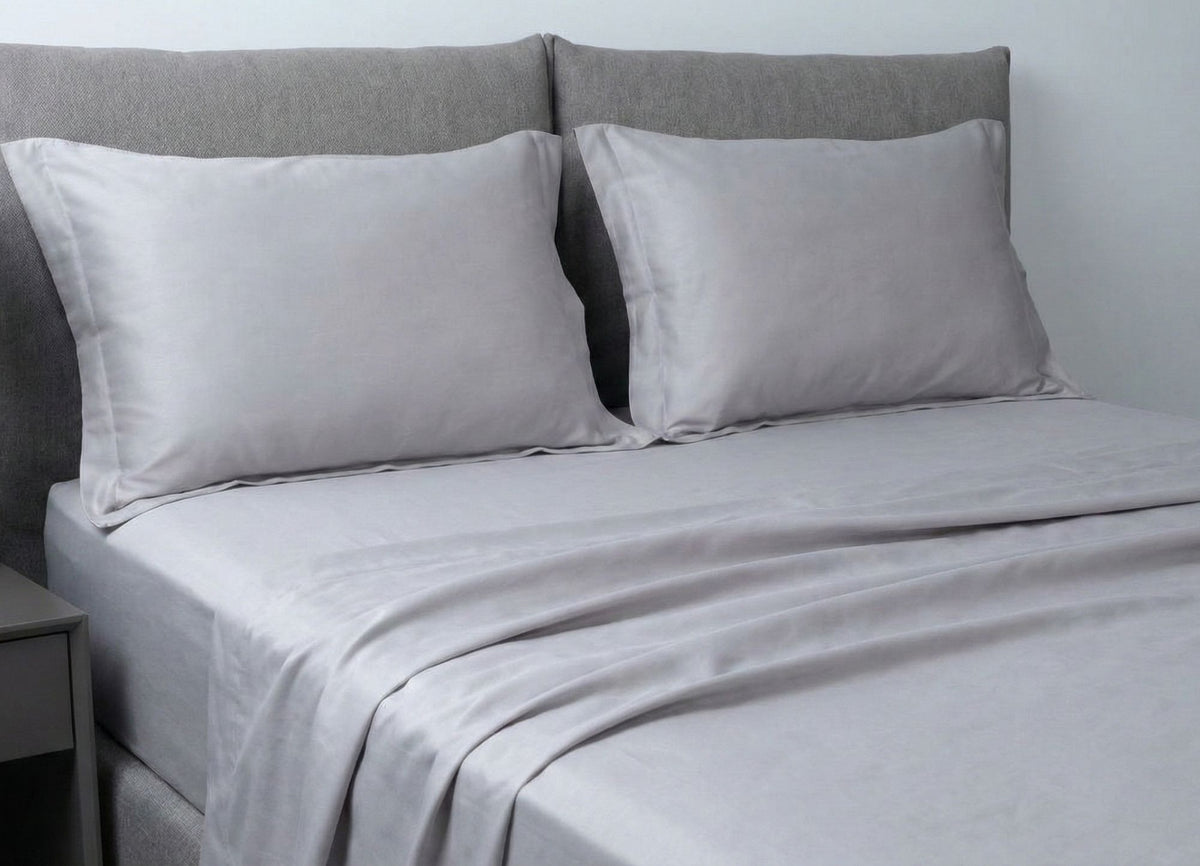 Marais Completo Letto In Raso var02 Nebbia