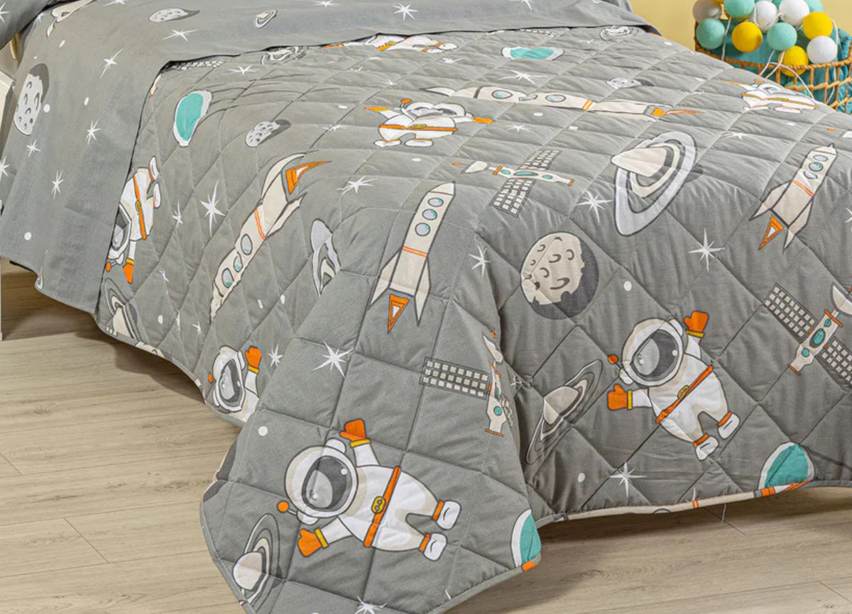 Spazio Grey Quilt