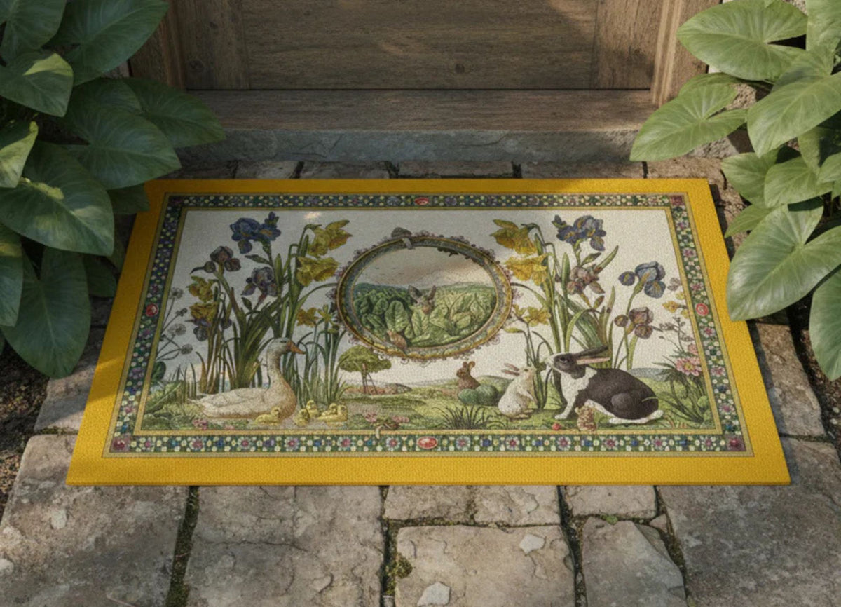 Bunny Garden Mat