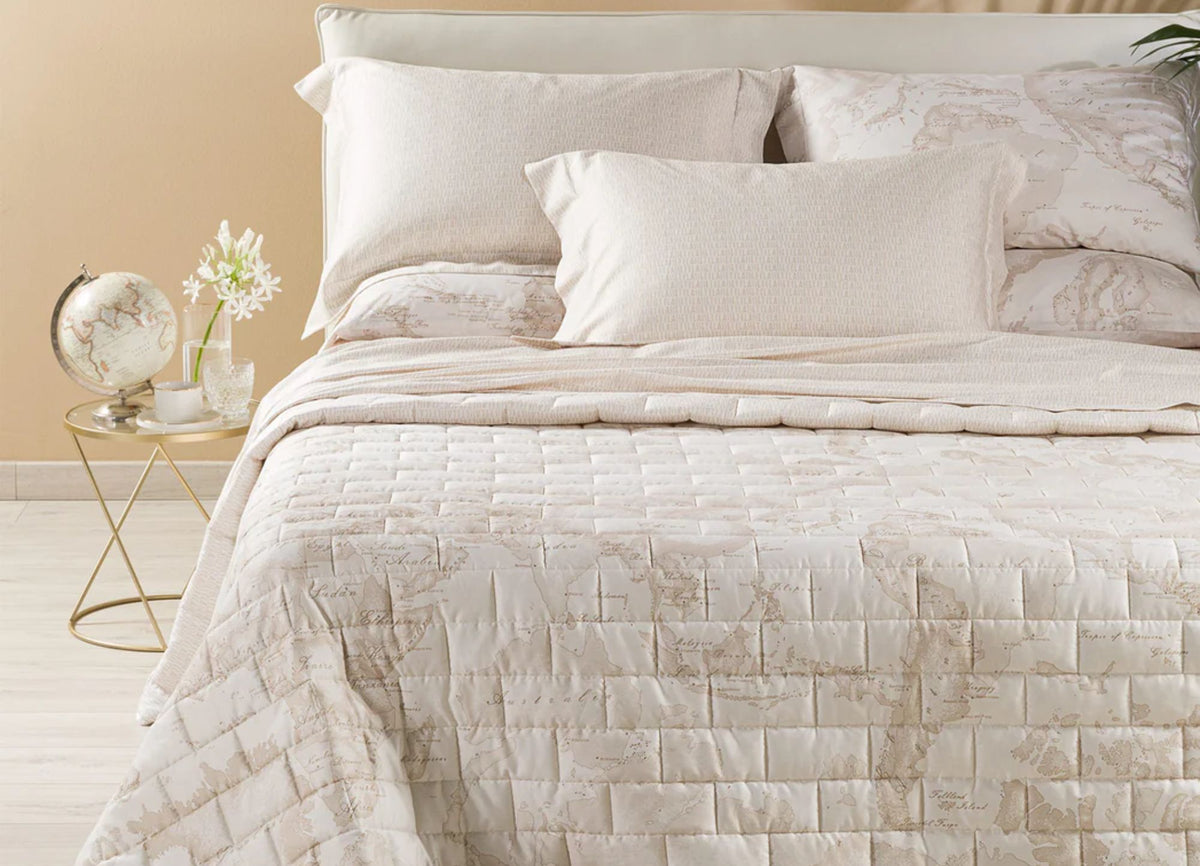 Geo White Summer Quilt