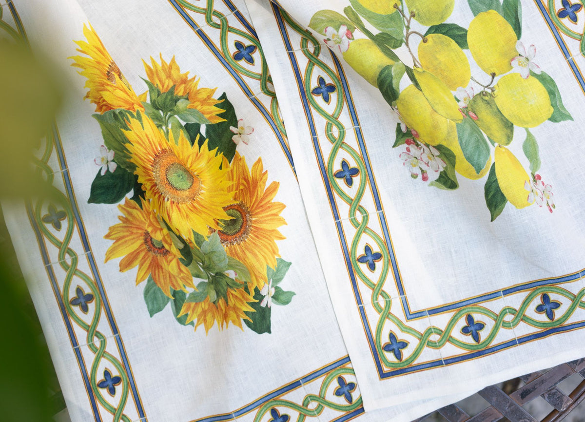 Etruscan Garden Tea Towel