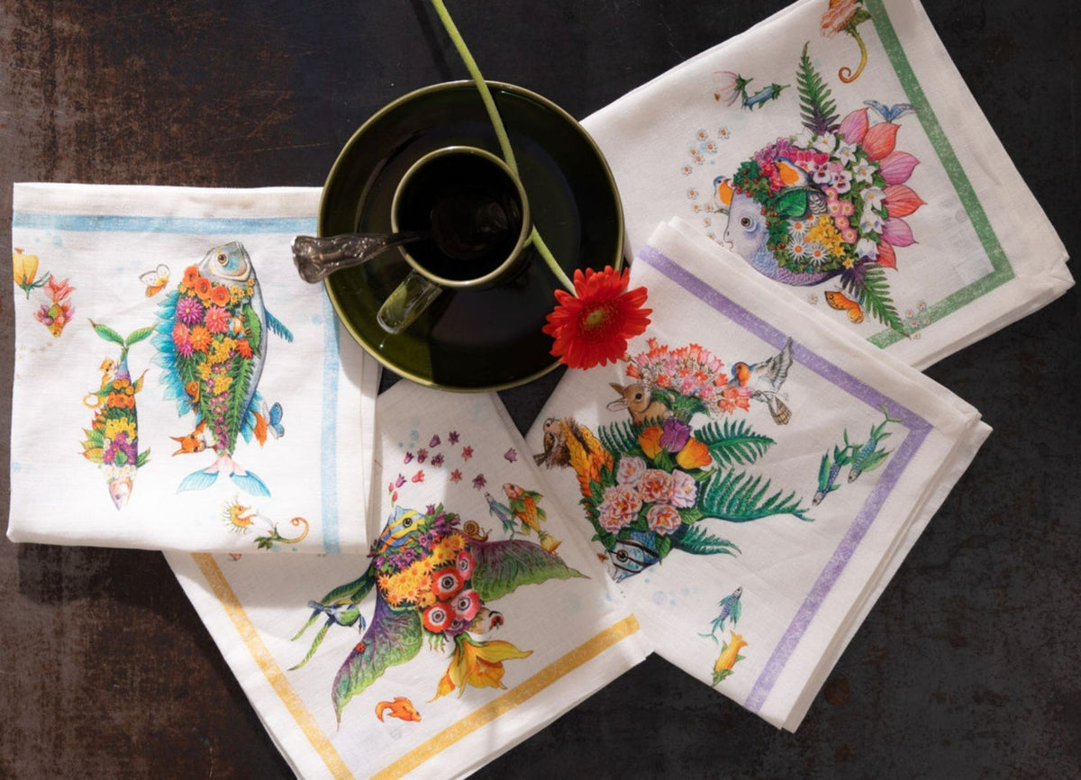 Pesciflora Napkins