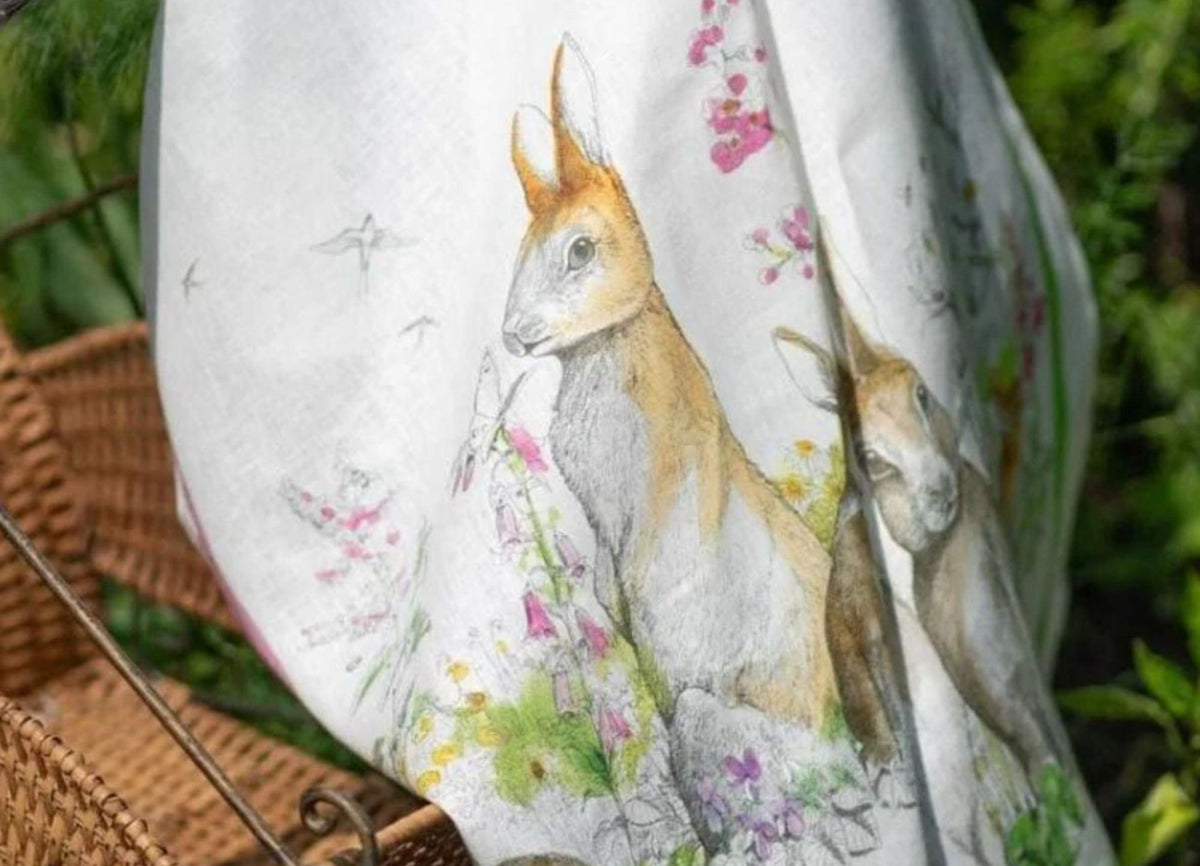 Remì Pink Tea Towel