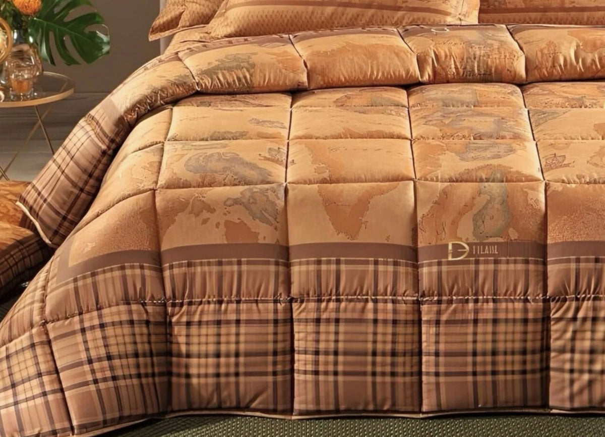Geo Tartan Trapunta Invernale