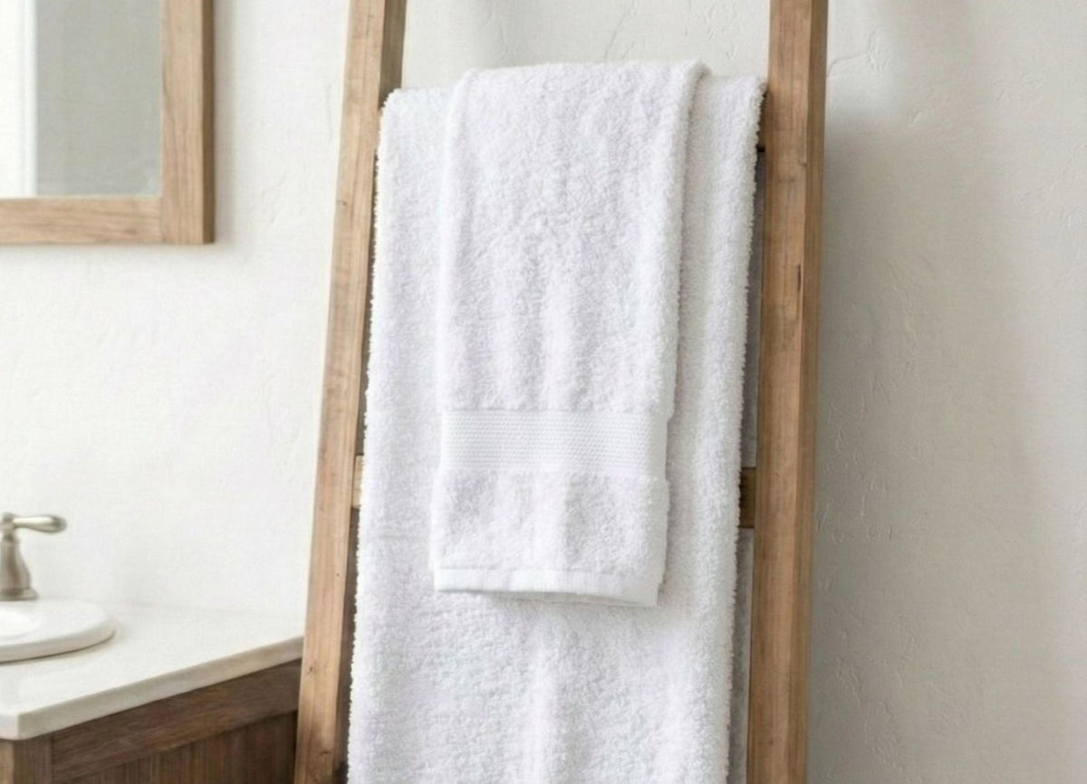Solid Asciugamano Bianco