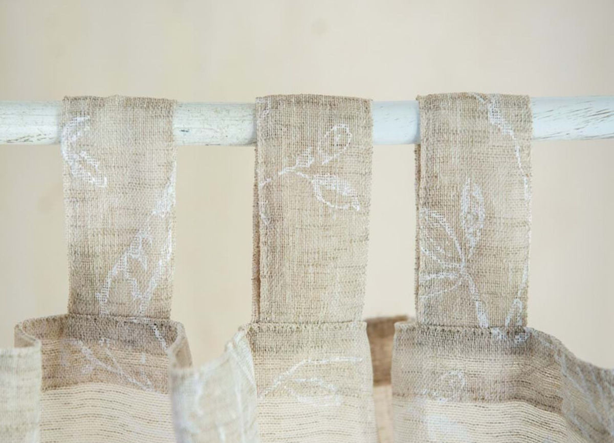 Natural View White Curtain