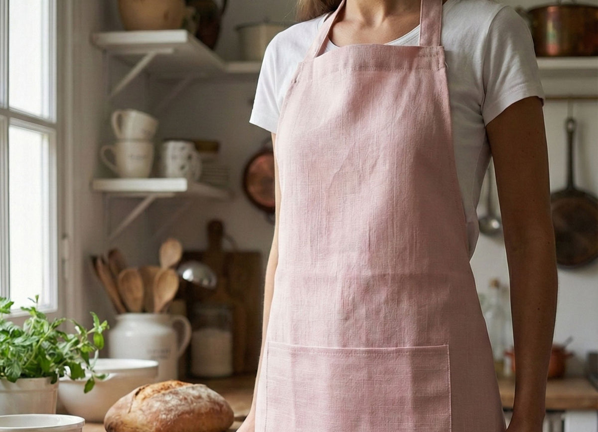 Essenziale Apron var05 Powder Pink