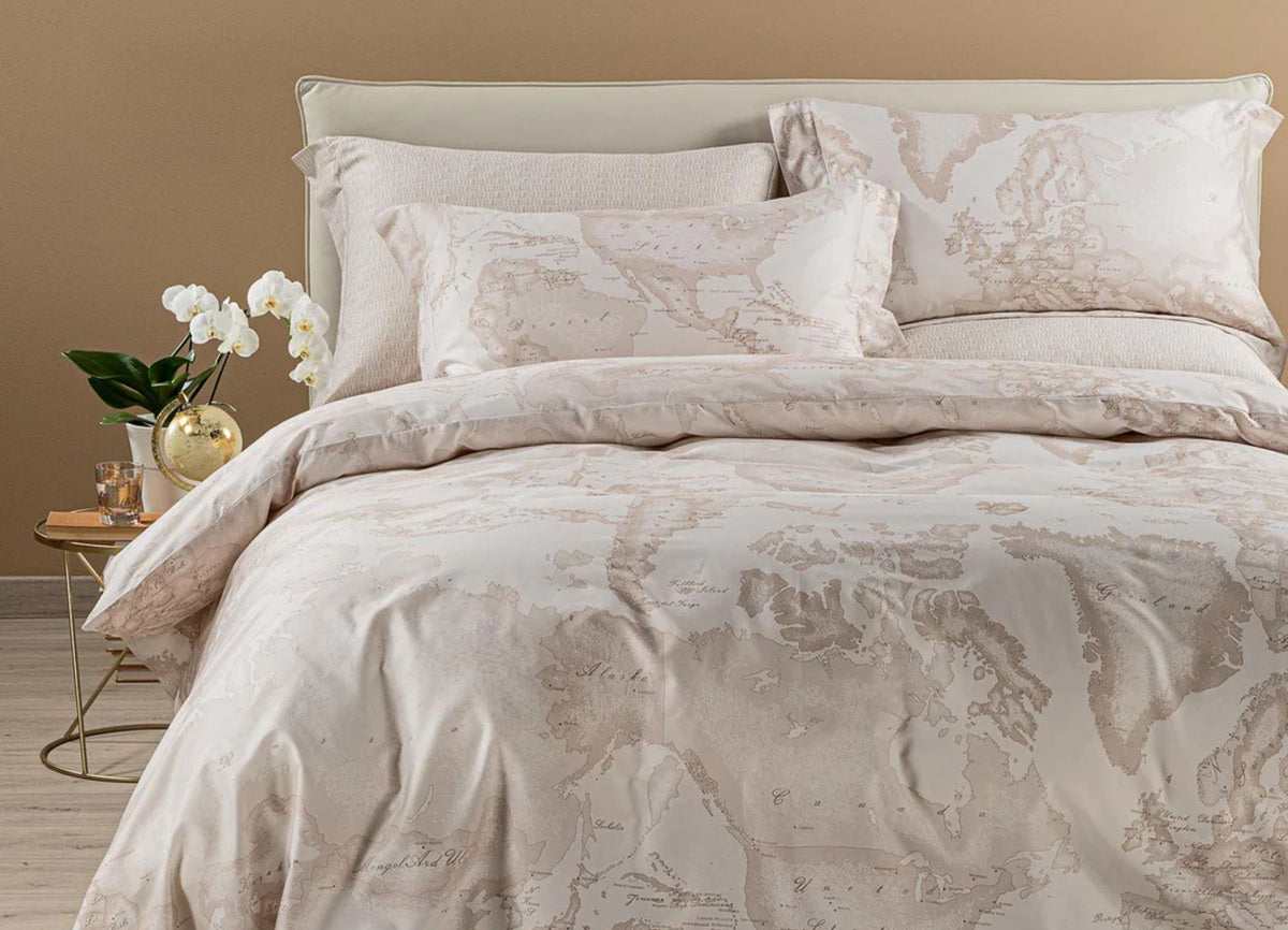Geo White Duvet Cover Set