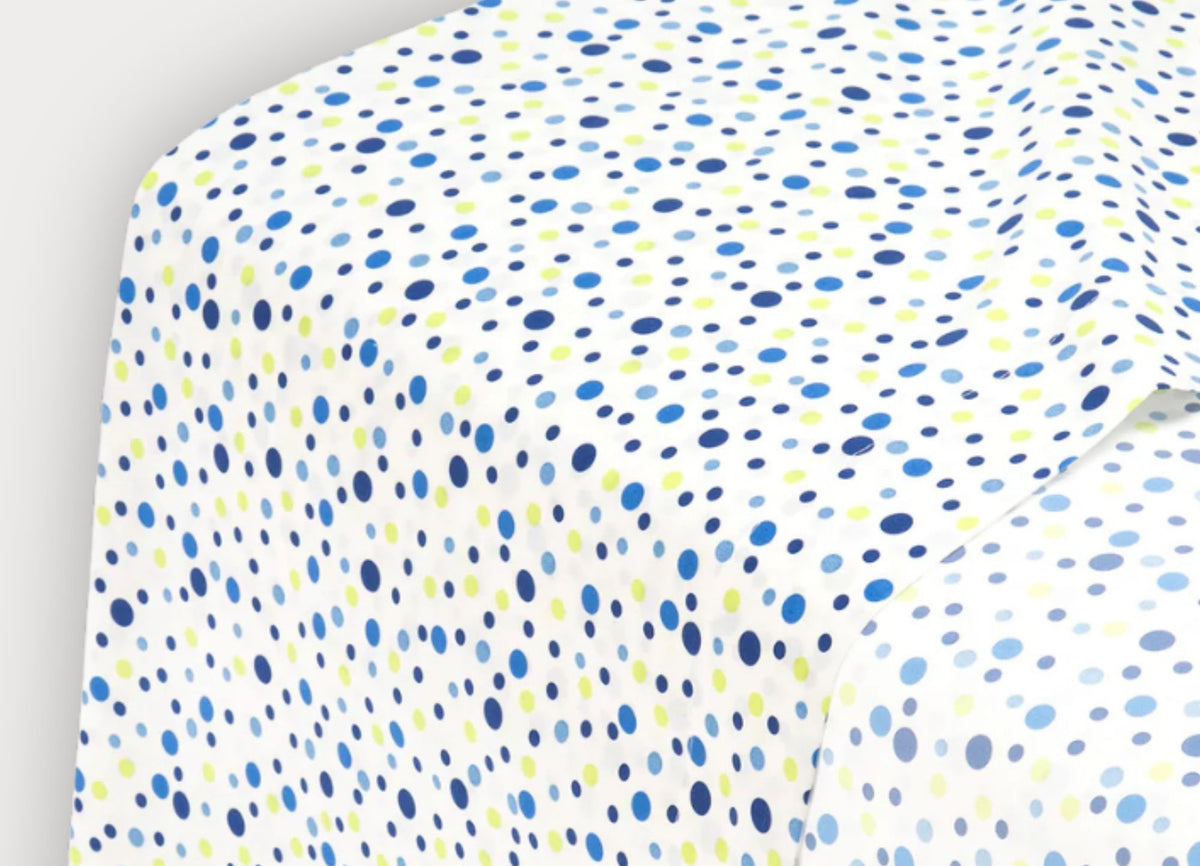 Pois Lenzuolo Superiore Blu