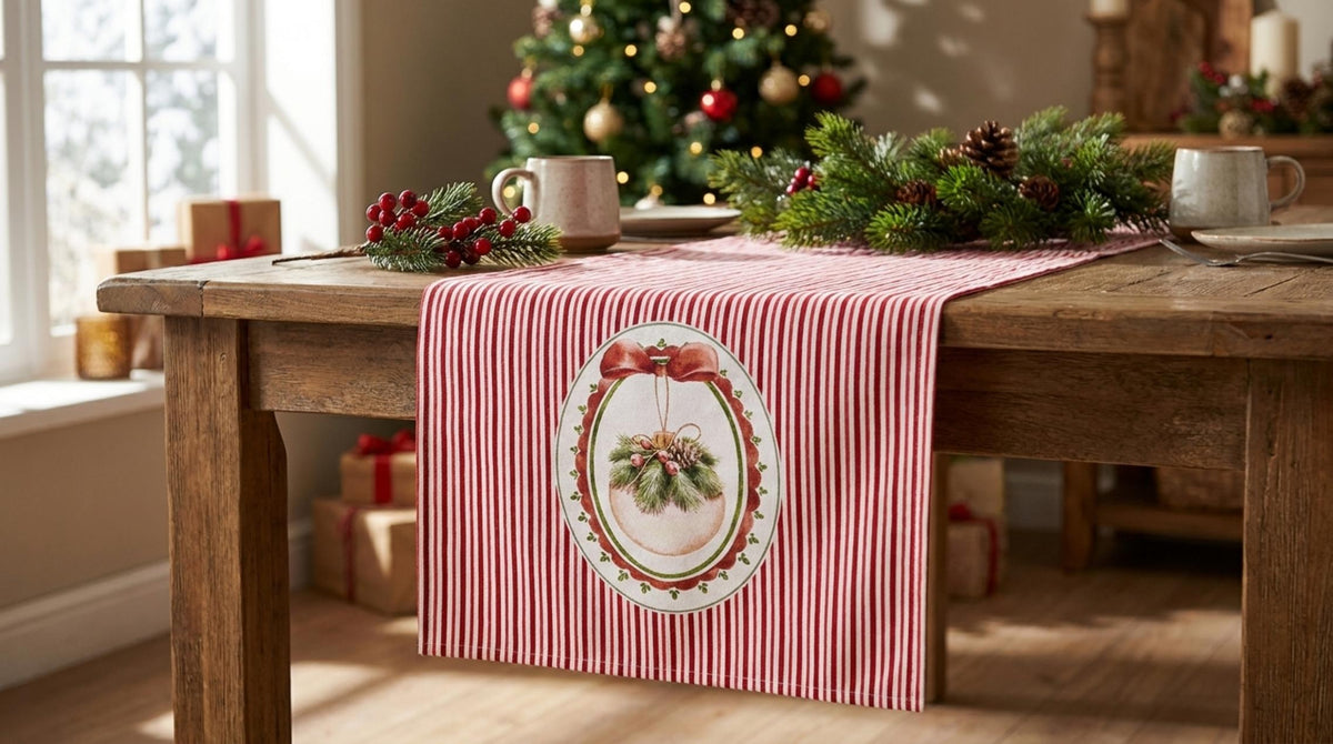 Magic Noel Runner Rosso Pallina - Orizzontale