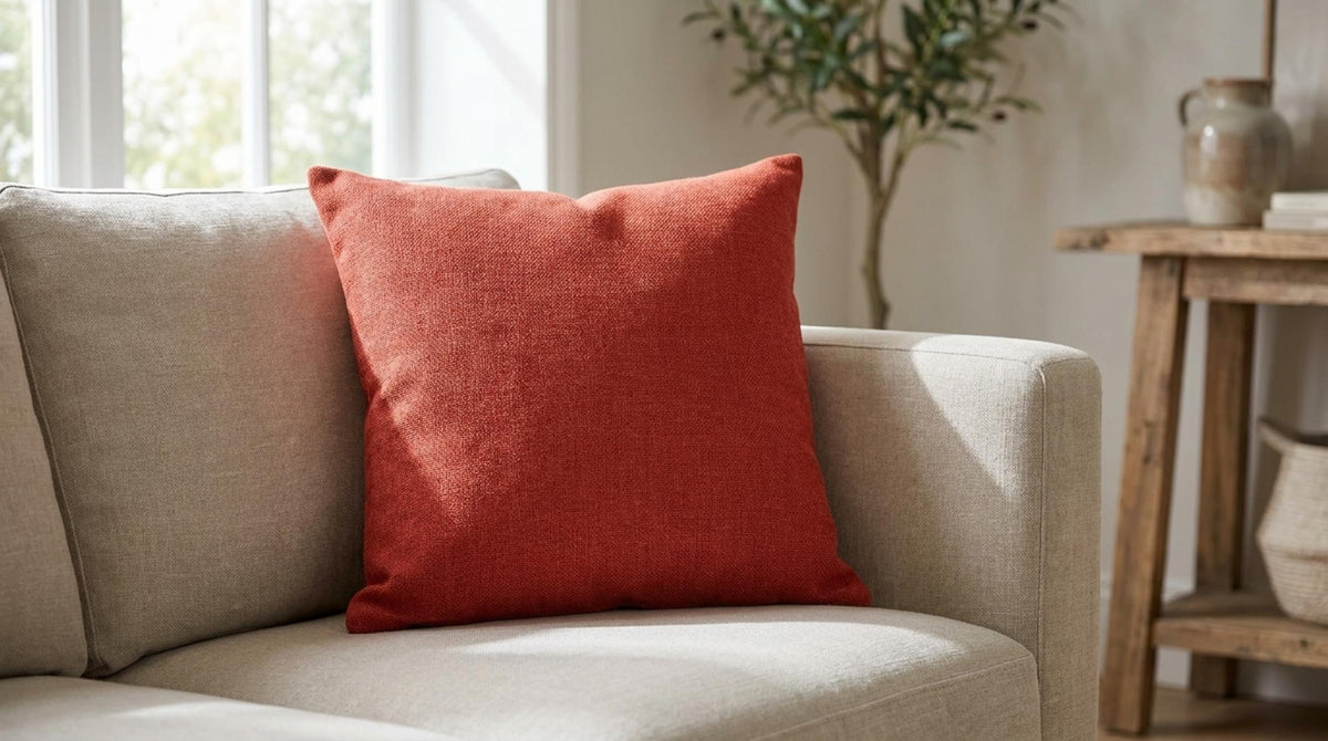 Canapé Federa Copricuscino 44x44 Arancio - Orizzontale