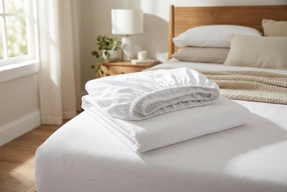 Prestige Lenzuolo Inferiore Percalle Bianco - Orizzontale