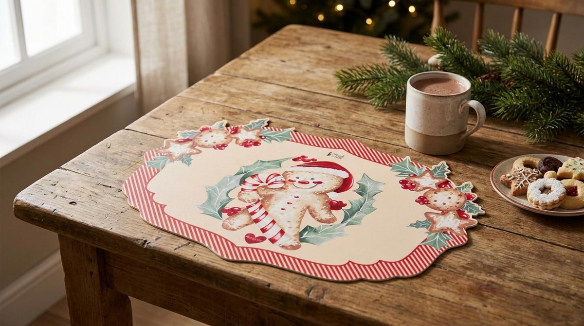Delicious Christmas Tovaglietta Americana Vinile - Orizzontale