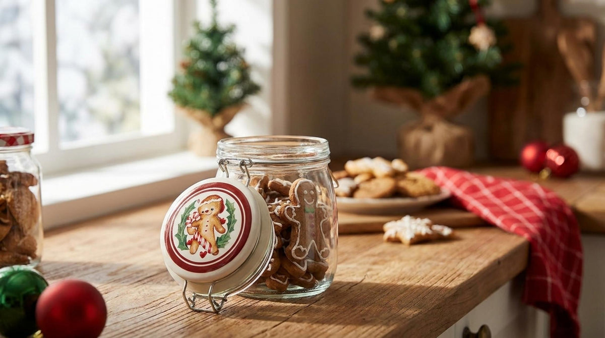 Delicious Christmas Barattolo Vetro Xmas - Orizzontale