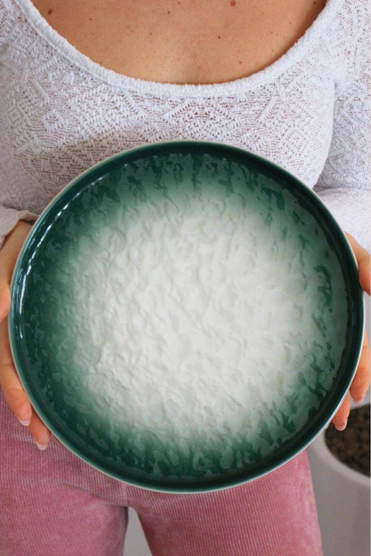 Antiope Design Smeraldo Smeraldo - Piatto in porcellana con fondo in rilievo
 | Antiope Design