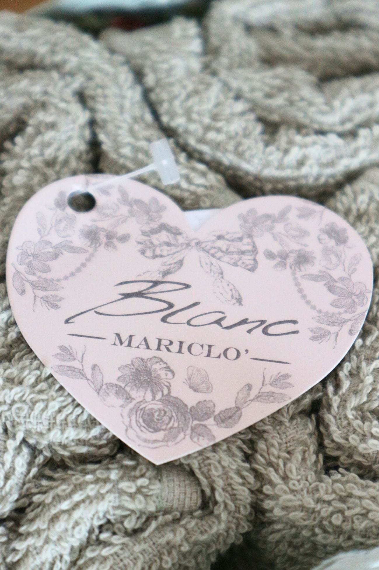 Blanc MariClo' Flowers Flowers - Flowers - Cestino floreale con 4 lavette in cotone | Blanc MariClo'