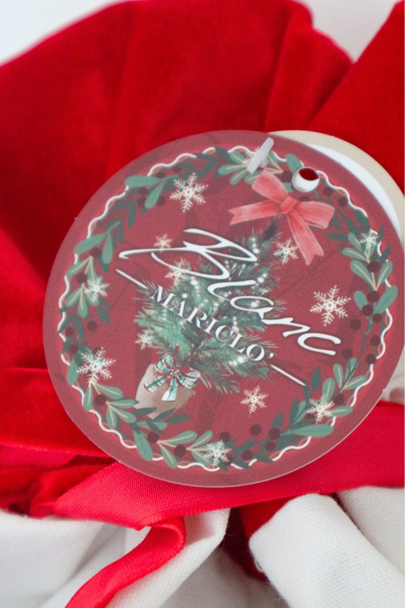 Blanc MariClo' Lo Schiaccianoci Lo Schiaccianoci - Sacca per regali di Natale con schiaccianoci | Blanc MariClo'
