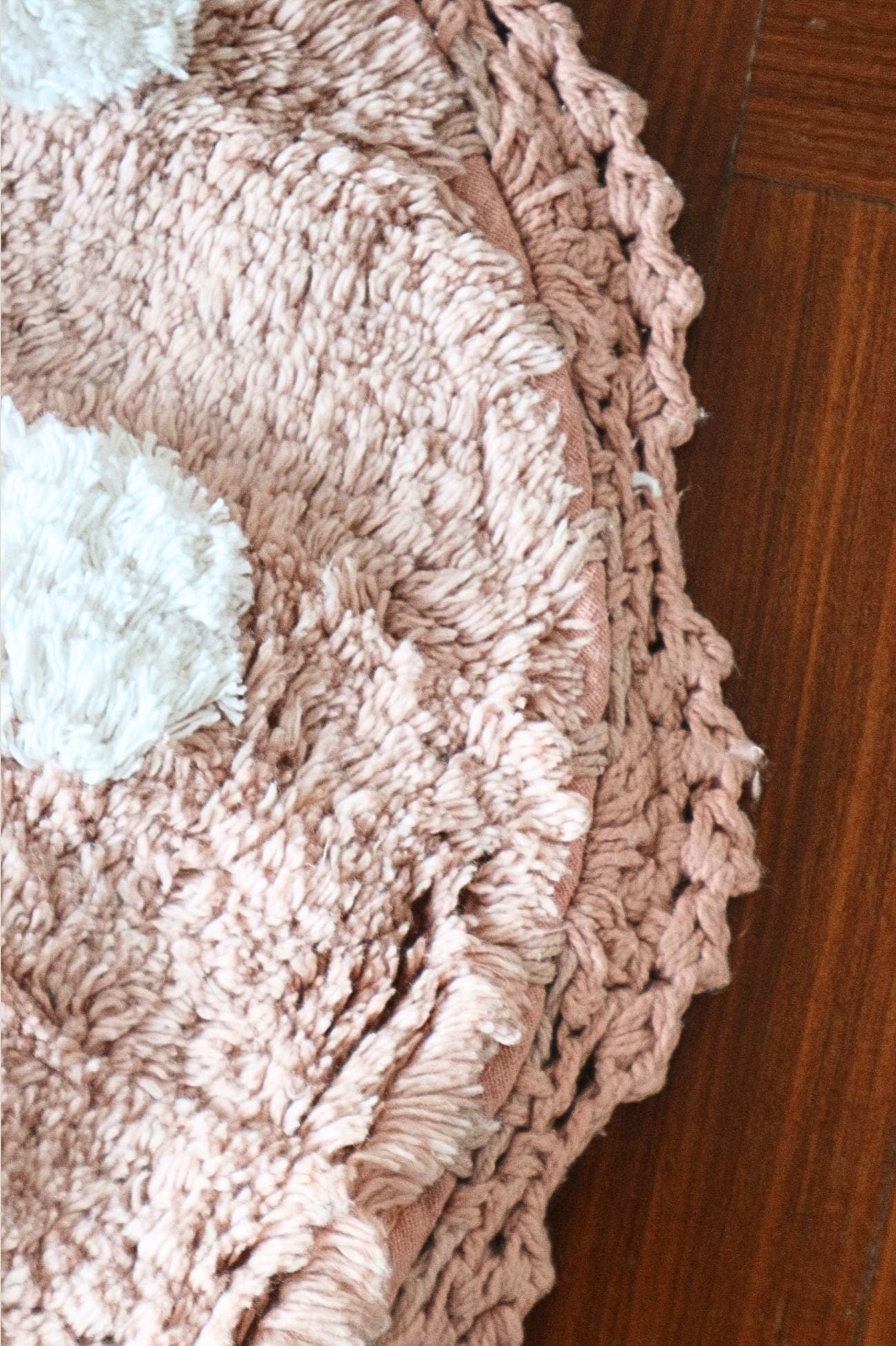 Blanc MariClo' My Soft Dream My Soft Dream - Tappeto in cotone a forma di cuore con crochet 65x50 | Blanc MariClo'