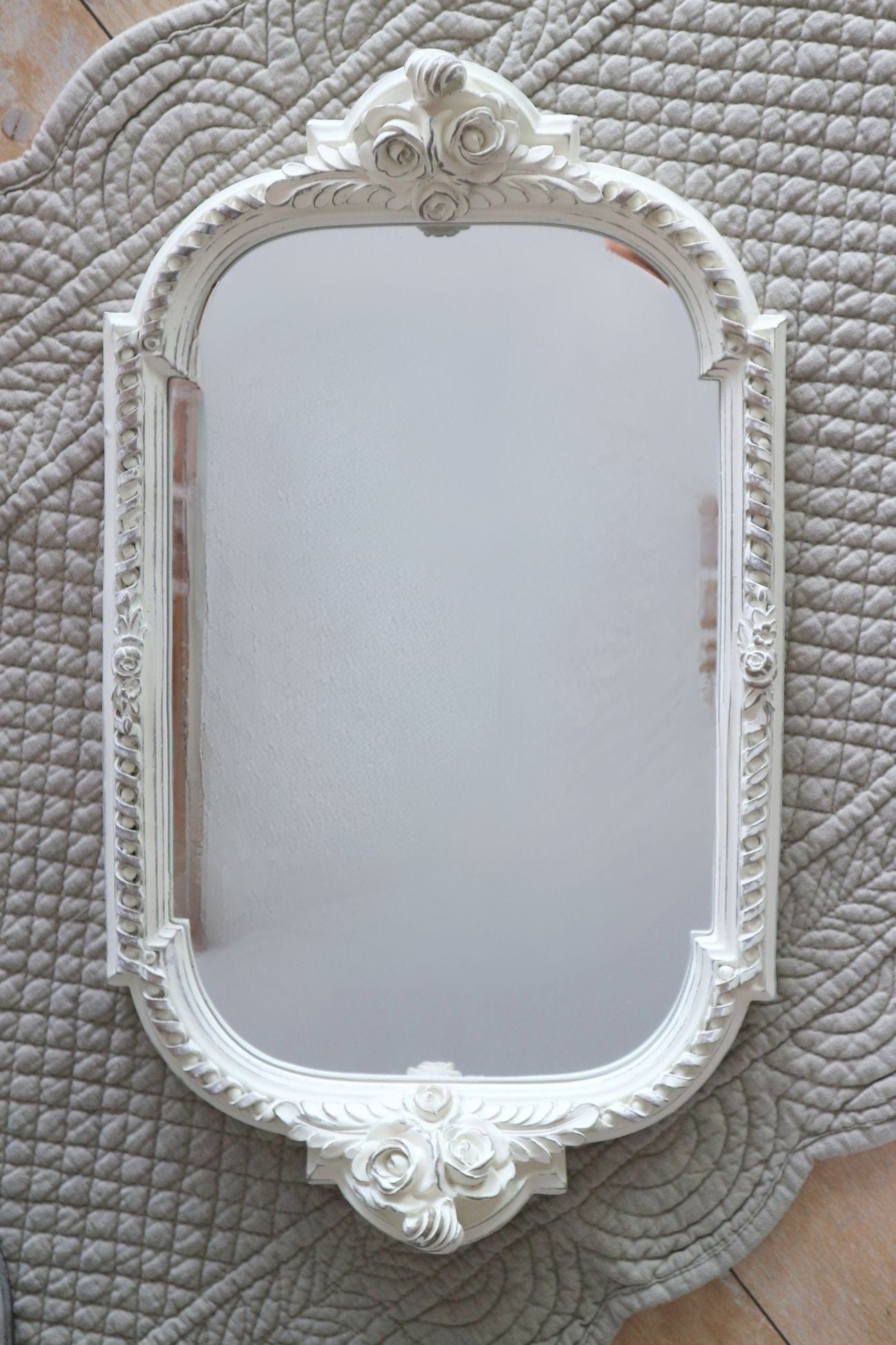 Blanc MariClo' Sentimento Sentimento - Sentimento - Vassoio in resina con fondo specchiato | Blanc MariClo'