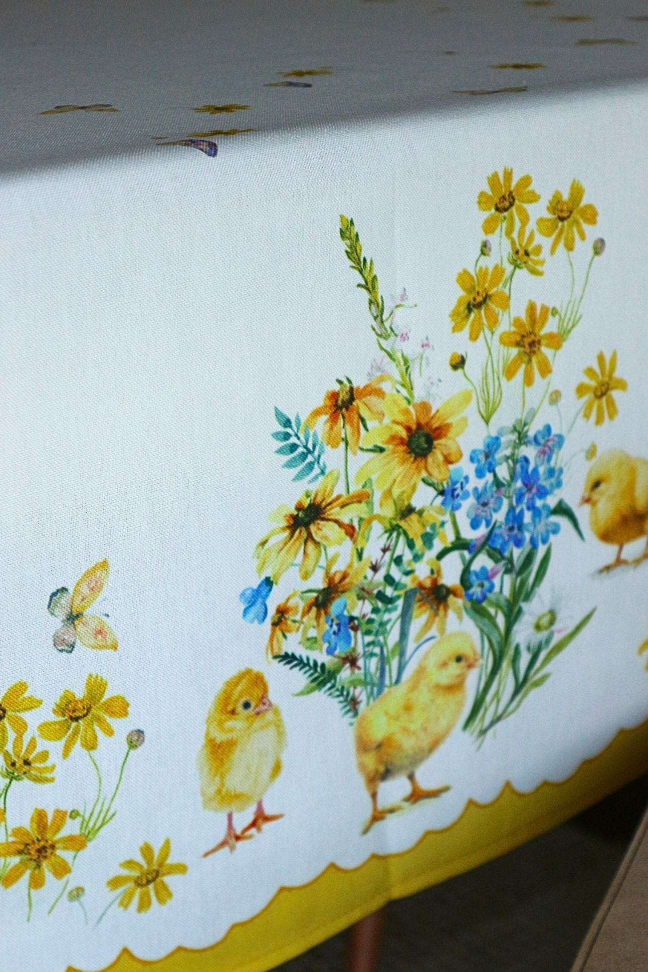 Blanc MariClo' Sweet Chick Sweet Chick - Tovaglia pasquale in poliestere 220x145 | Blanc MariClo'