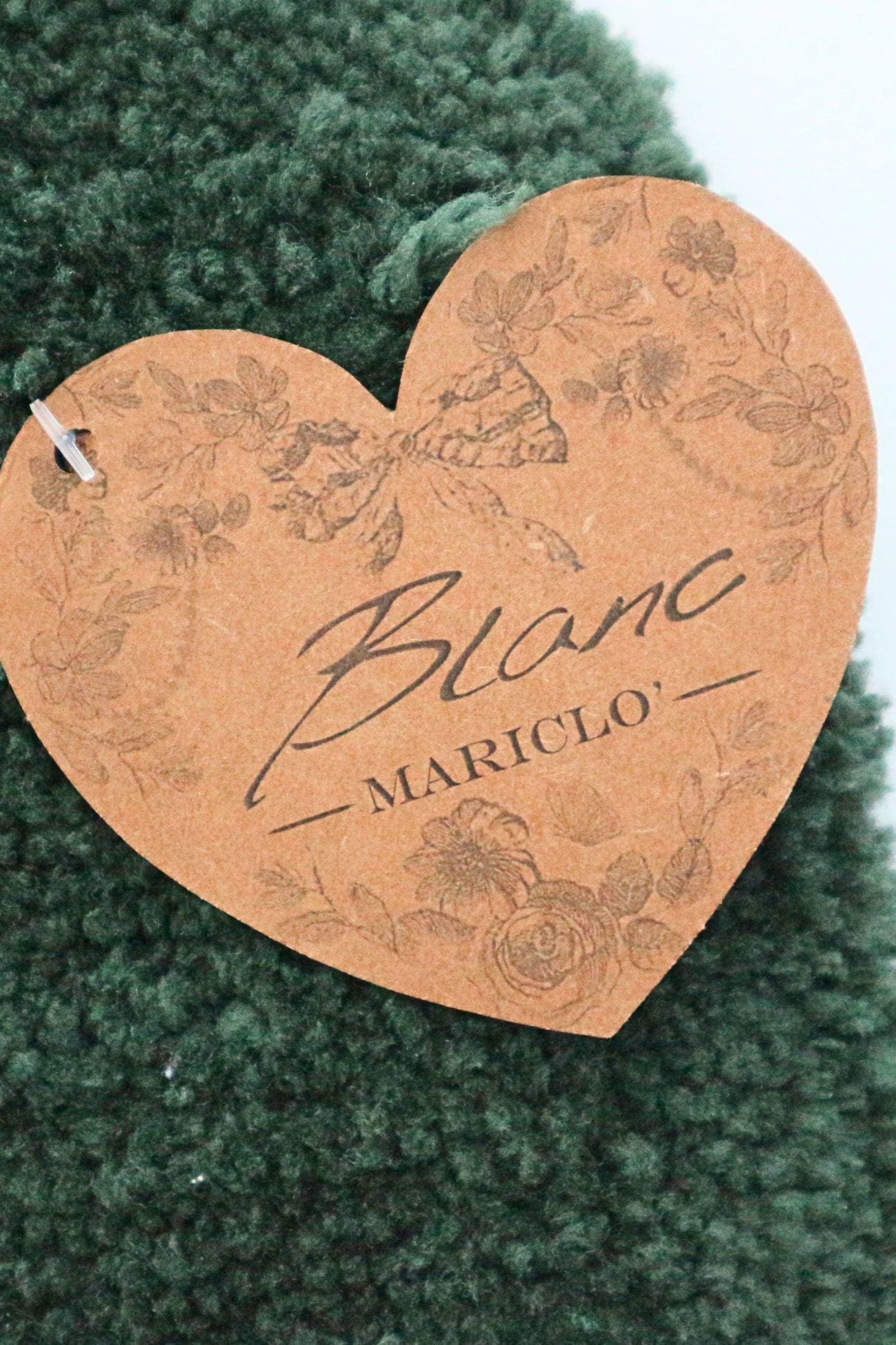 Blanc MariClo' Un Natale Italiano Un Natale Italiano - Tappetino da bagno/Scendiletto in cotone natalizio 80x55 | Blanc MariClo'