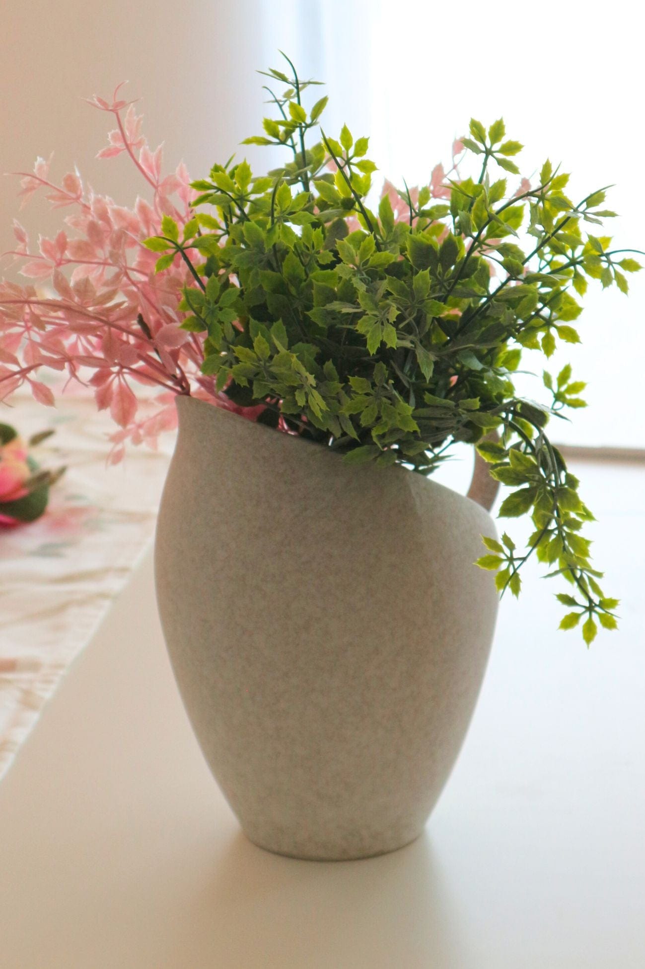 Bloomingville Savitha Savitha - Vaso di design a forma di caraffa color naturale 2350 ml | Bloomingville