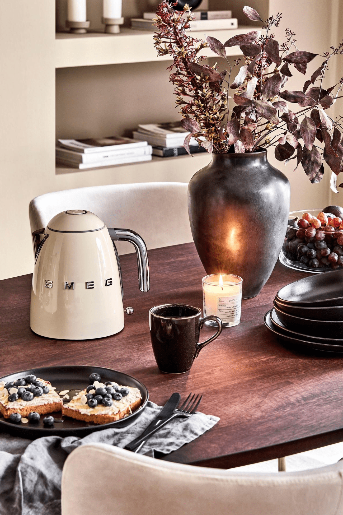 Broste Copenhagen Nordic Coal Tazza in gres porcellanato in stile scandinavo da 400 ml