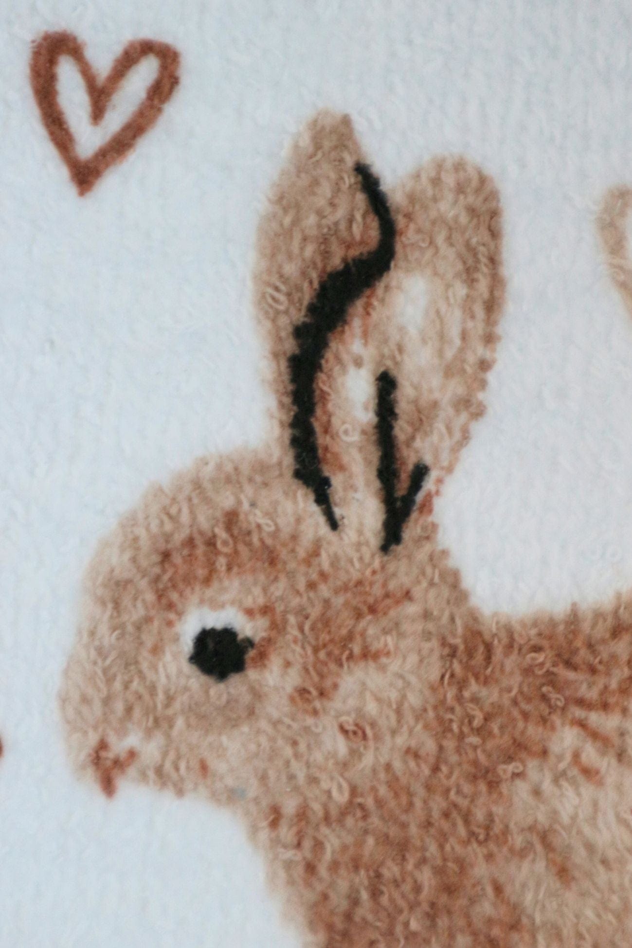 Clayre & Eef Bunny Bunny - Asciugamano ospiti in cotone con animali da fattoria 66x40cm | Clayre & Eef