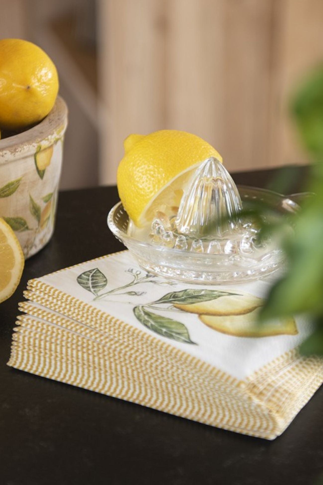 20 Tovaglioli Di Carta Frutta Del Sud Limoni 24x24 Cm | 3 Strati, Qualità Premium, Perfetti Per Découpage E Fai Da Te