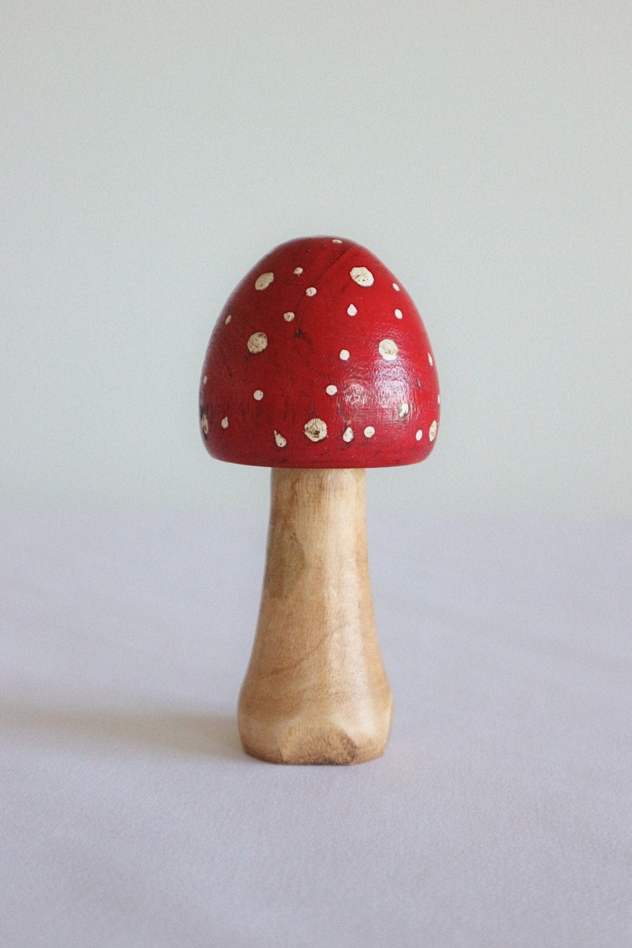 Clayre & Eef Toad Toad - Fungo autunnale decorativo rosso in legno | Clayre & Eef Grande