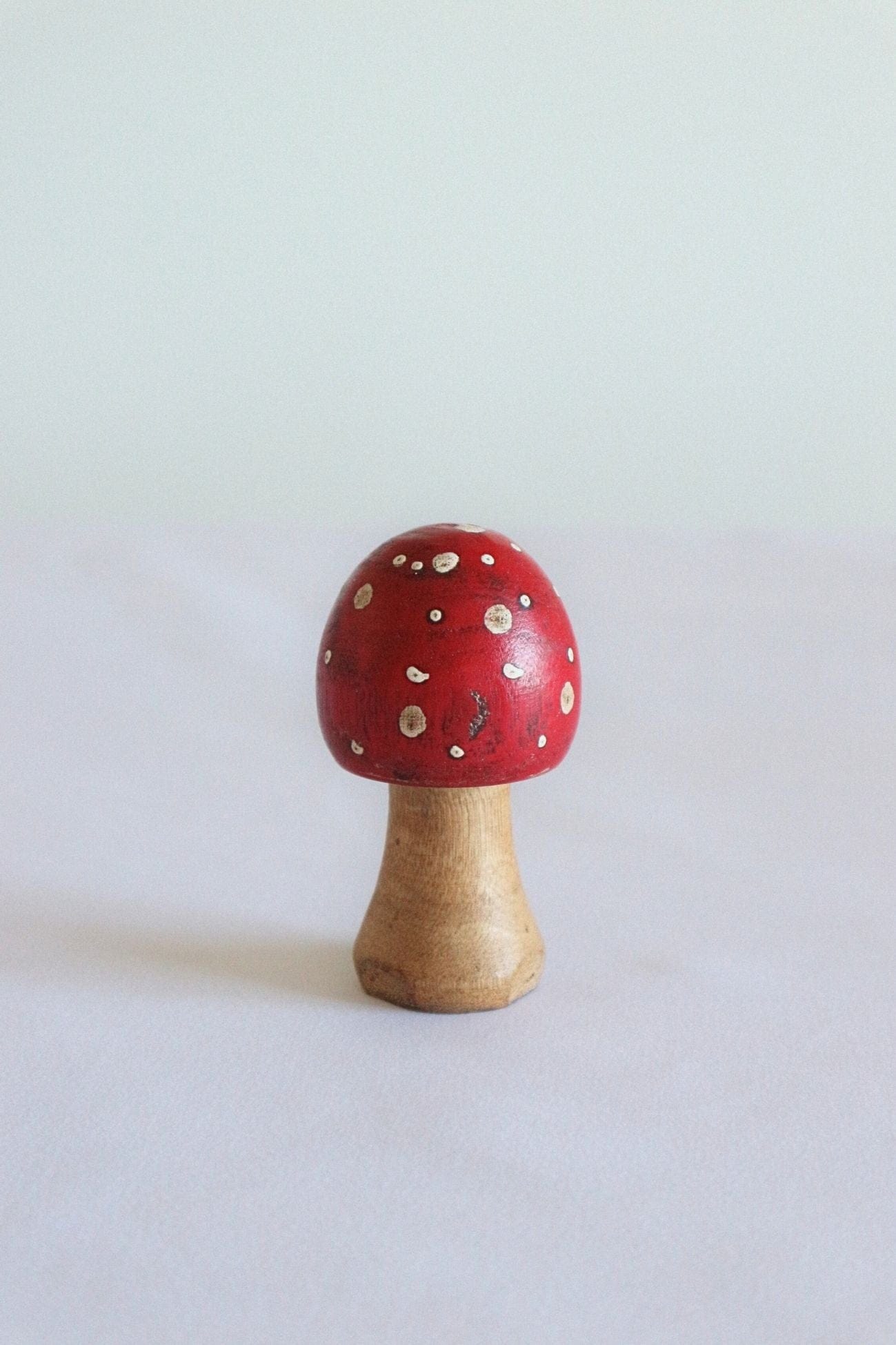 Clayre & Eef Toad Toad - Fungo autunnale decorativo rosso in legno | Clayre & Eef Piccolo