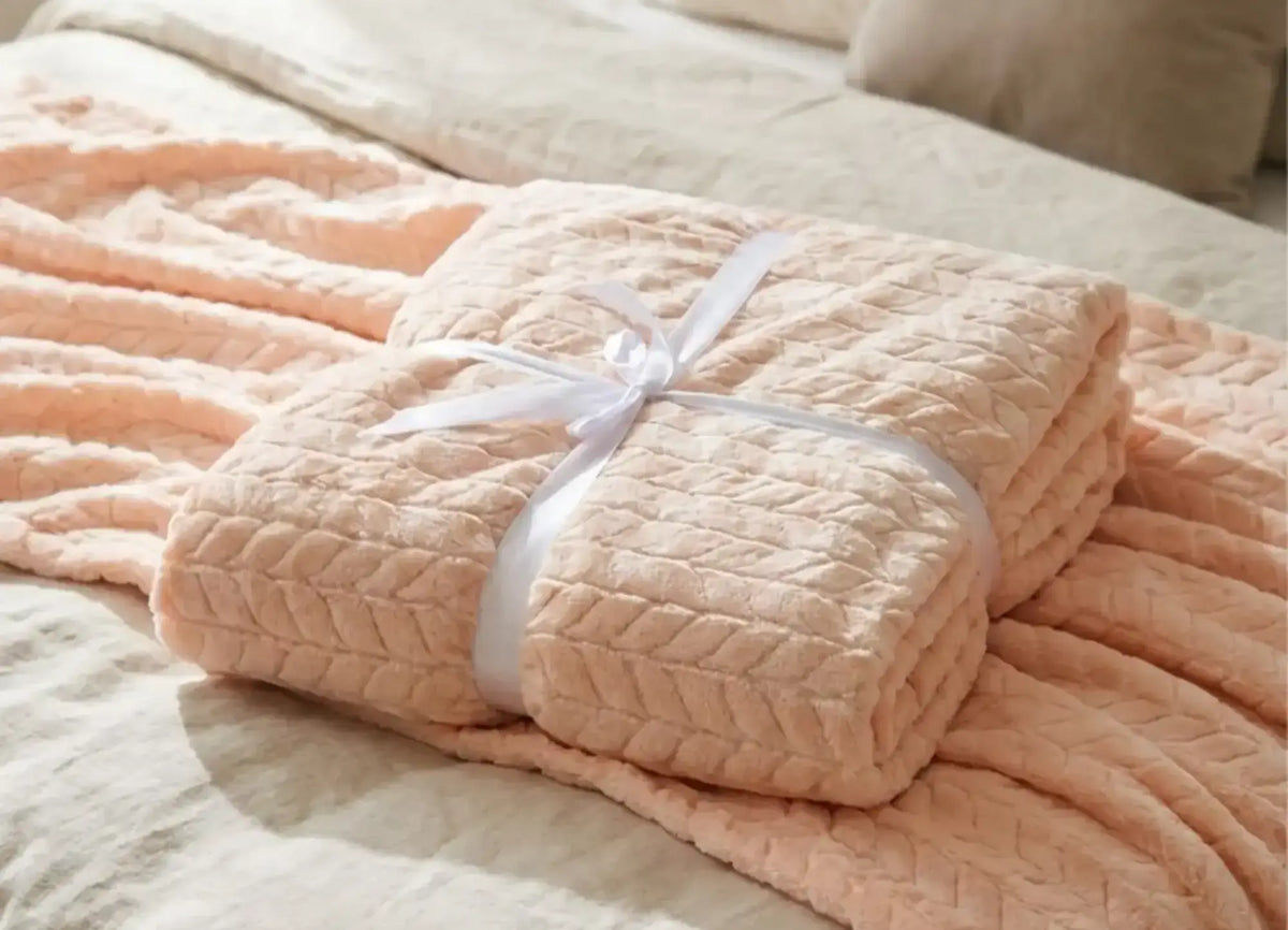 Lydia Coperta In Pile Rosa