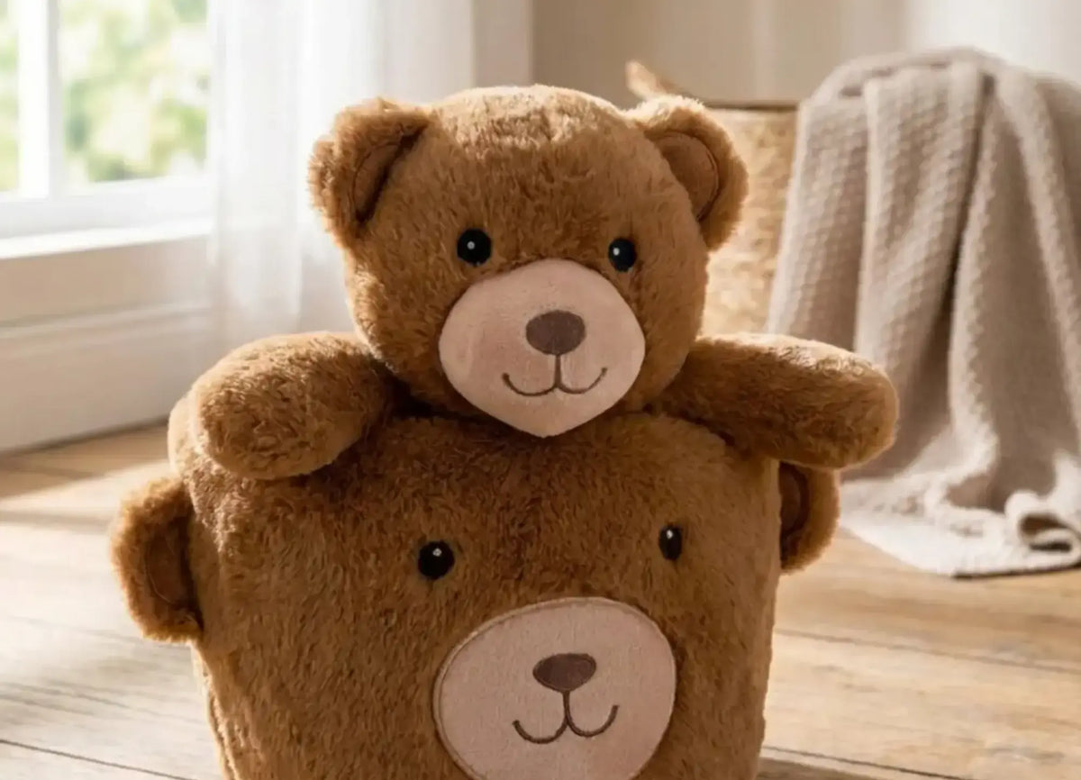 Baby Plaid con Peluche Orsacchiotto