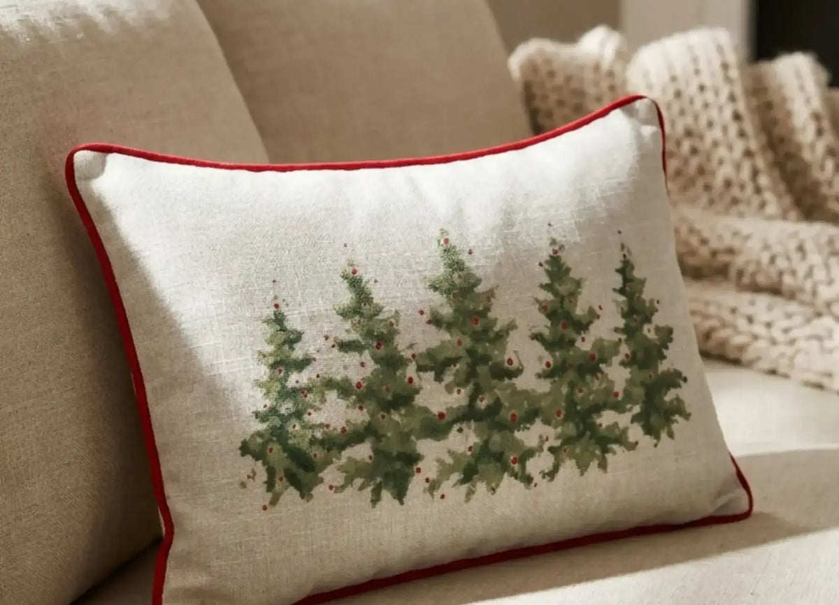Merry Wood Cuscino Rettangolare Alberi