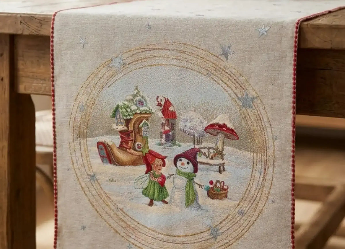 Gobelin Natale Runner Fatato