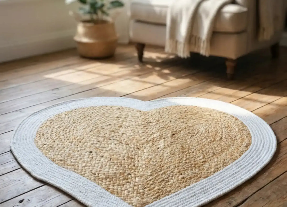 Naturale Heart Rug
