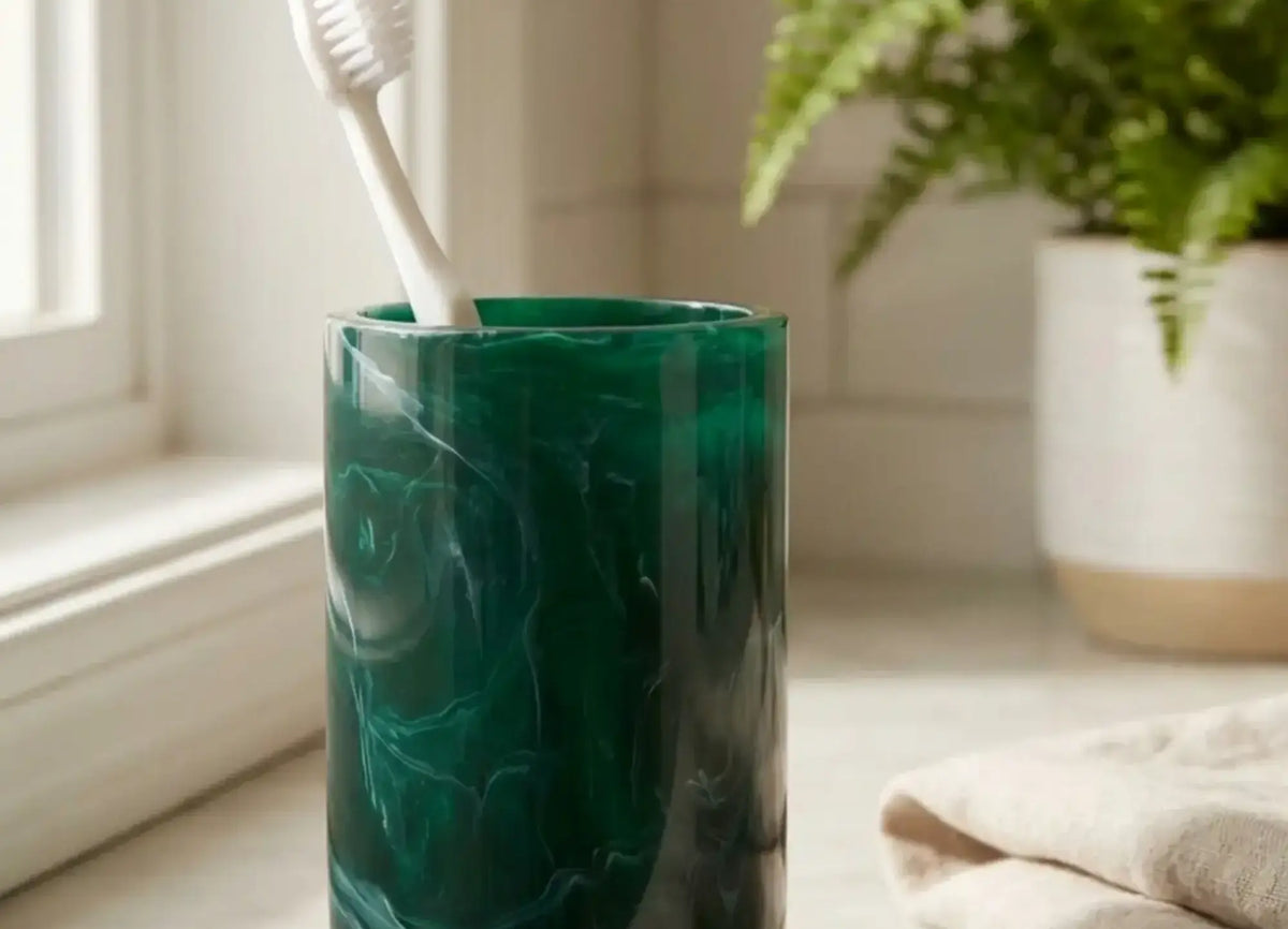 Jibaro Portaspazzolino Verde scuro