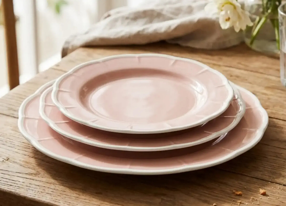 Flora Pink Plate