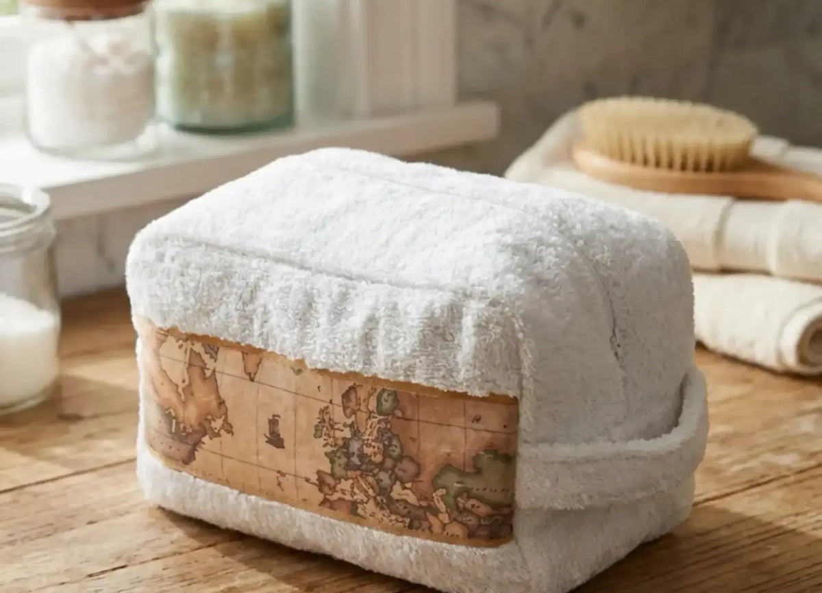 Geo Classic Toiletry Bag Set Cream