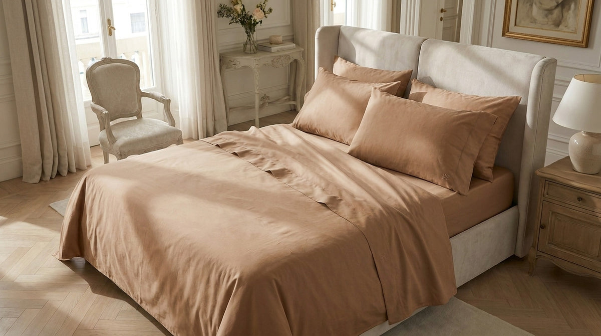Lory Completo Letto var21 Nocciola - ambientata